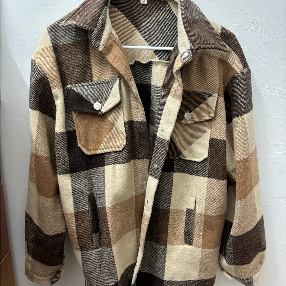 Amazon Brown flannel button up